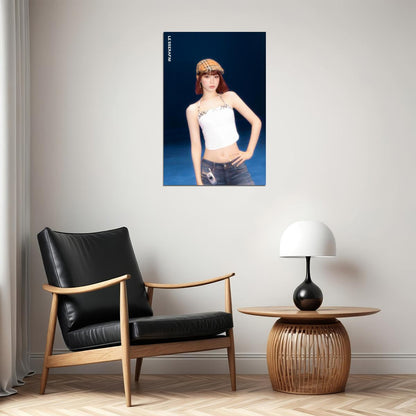 LE SSERAFIM Kim Chaewon CRAZY Album Concept Photo Music Poster K-Pop  Aesthetic K-pop Female Girl Group Korean Fashion Idol Wall Art Print