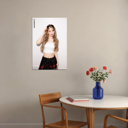 LE SSERAFIM Sakura CRAZY Album Concept Photo Music Poster K-Pop  Aesthetic K-pop Female Girl Group Korean Fashion Idol Wall Art Print