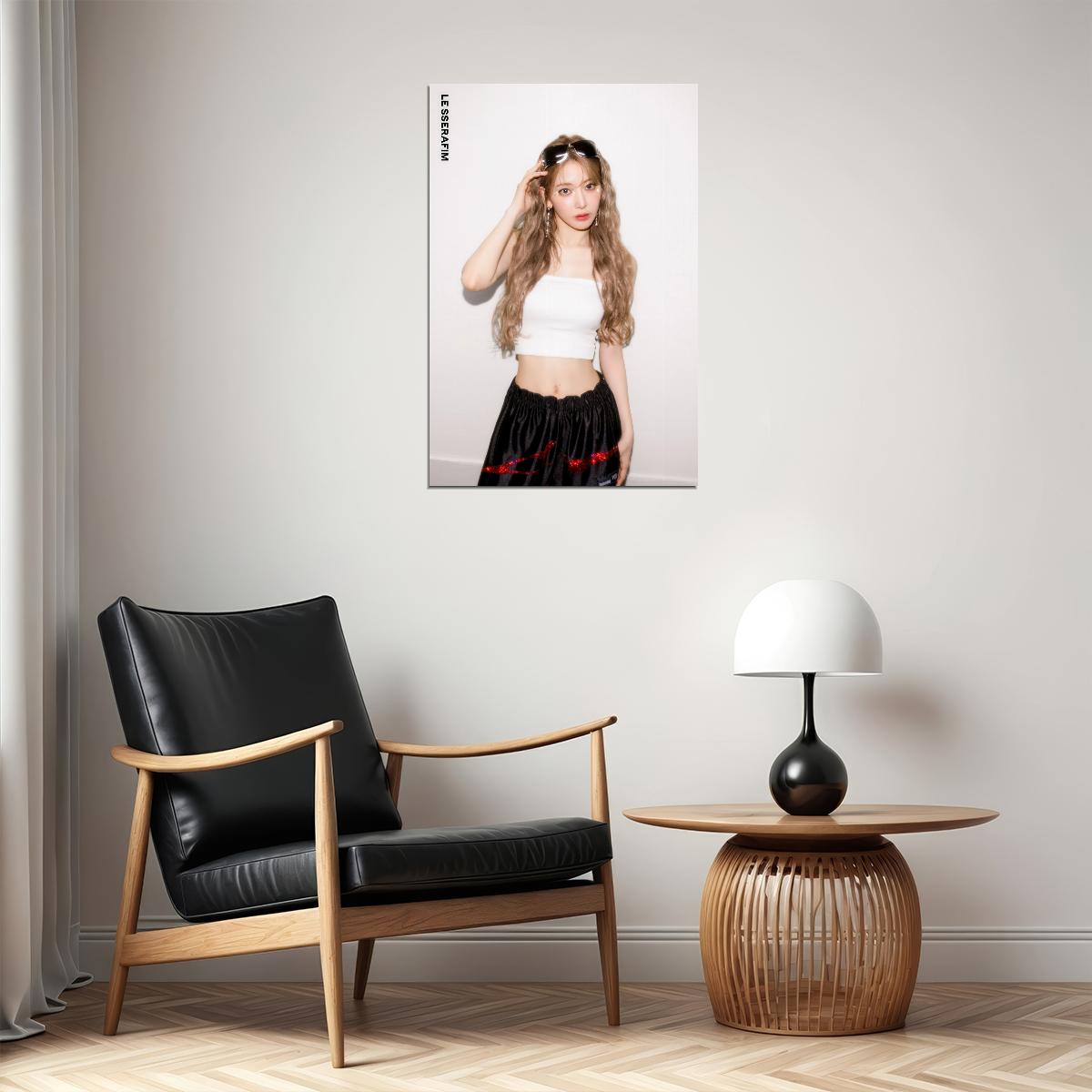 LE SSERAFIM Sakura CRAZY Album Concept Photo Music Poster K-Pop  Aesthetic K-pop Female Girl Group Korean Fashion Idol Wall Art Print