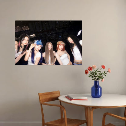 LE SSERAFIM Sakura Chaewon Yunjin Kazuha Eunchae CRAZY Album Concept Photo Music Poster K-Pop Aesthetic Female Girl Group Korean Idol Wall Art Print