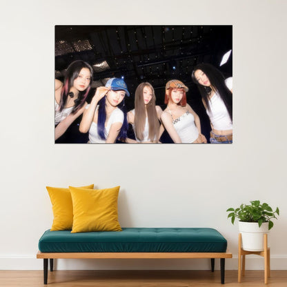 LE SSERAFIM Sakura Chaewon Yunjin Kazuha Eunchae CRAZY Album Concept Photo Music Poster K-Pop Aesthetic Female Girl Group Korean Idol Wall Art Print