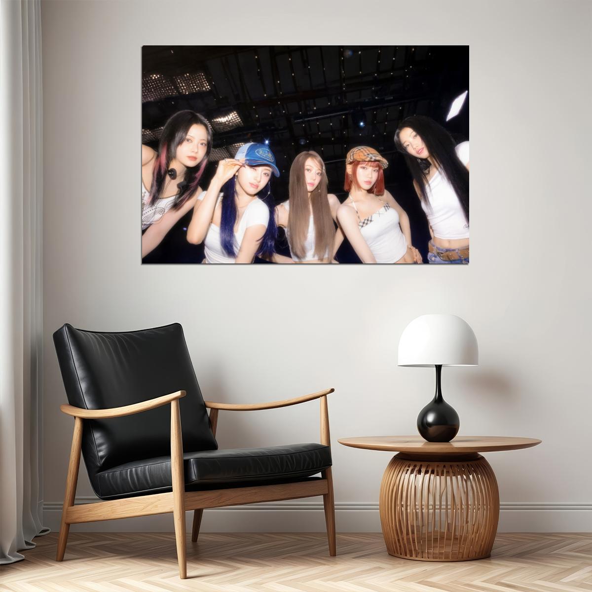 LE SSERAFIM Sakura Chaewon Yunjin Kazuha Eunchae CRAZY Album Concept Photo Music Poster K-Pop Aesthetic Female Girl Group Korean Idol Wall Art Print