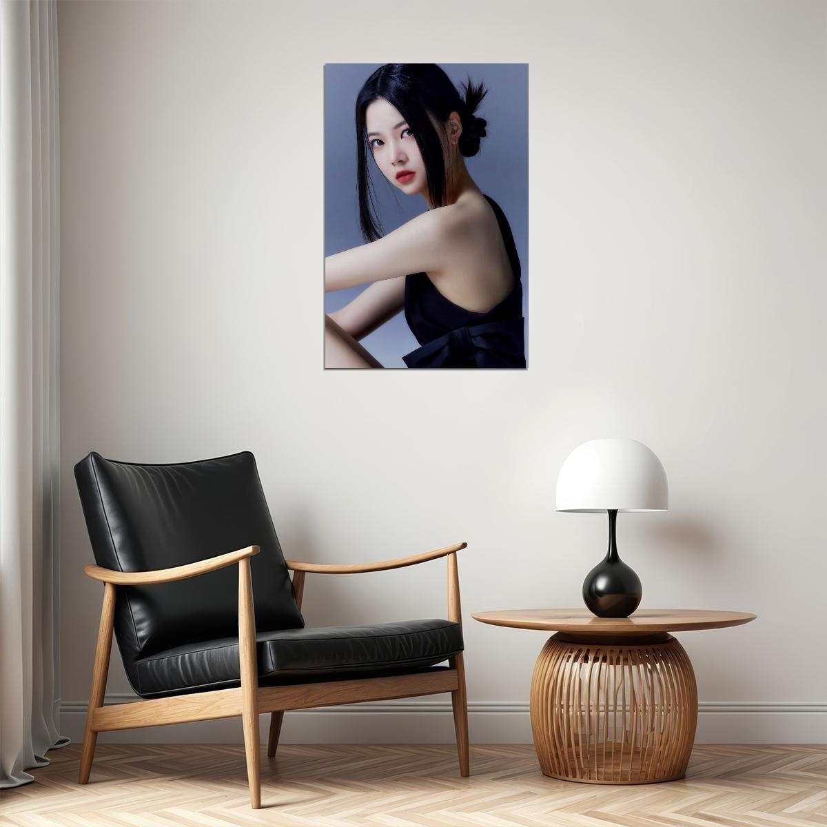 LE SSERAFIM Hong Eunchae Debut Photo Poster K-Pop  Aesthetic K-pop Female Girl Group Korean Fashion Idol Wall Art Print