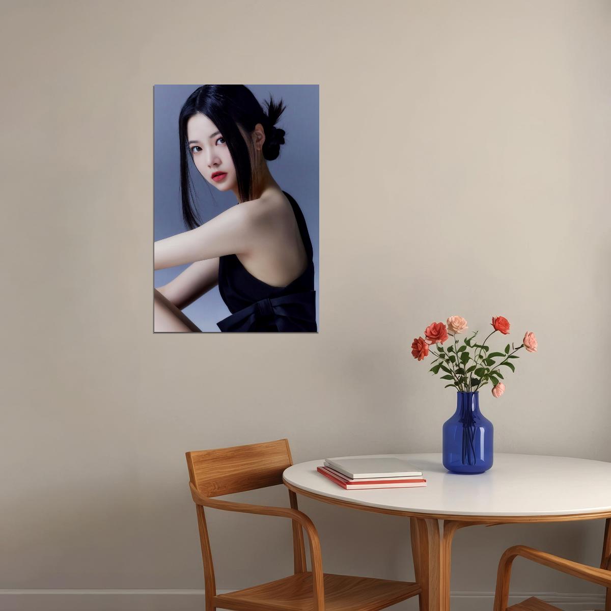 LE SSERAFIM Hong Eunchae Debut Photo Poster K-Pop  Aesthetic K-pop Female Girl Group Korean Fashion Idol Wall Art Print