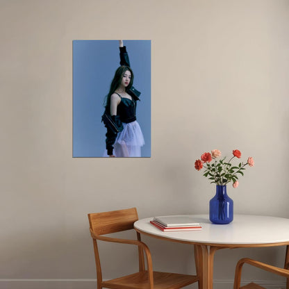 LE SSERAFIM Huh Yunjin Debut Photo Poster K-Pop  Aesthetic K-pop Female Girl Group Korean Fashion Idol Wall Art Print