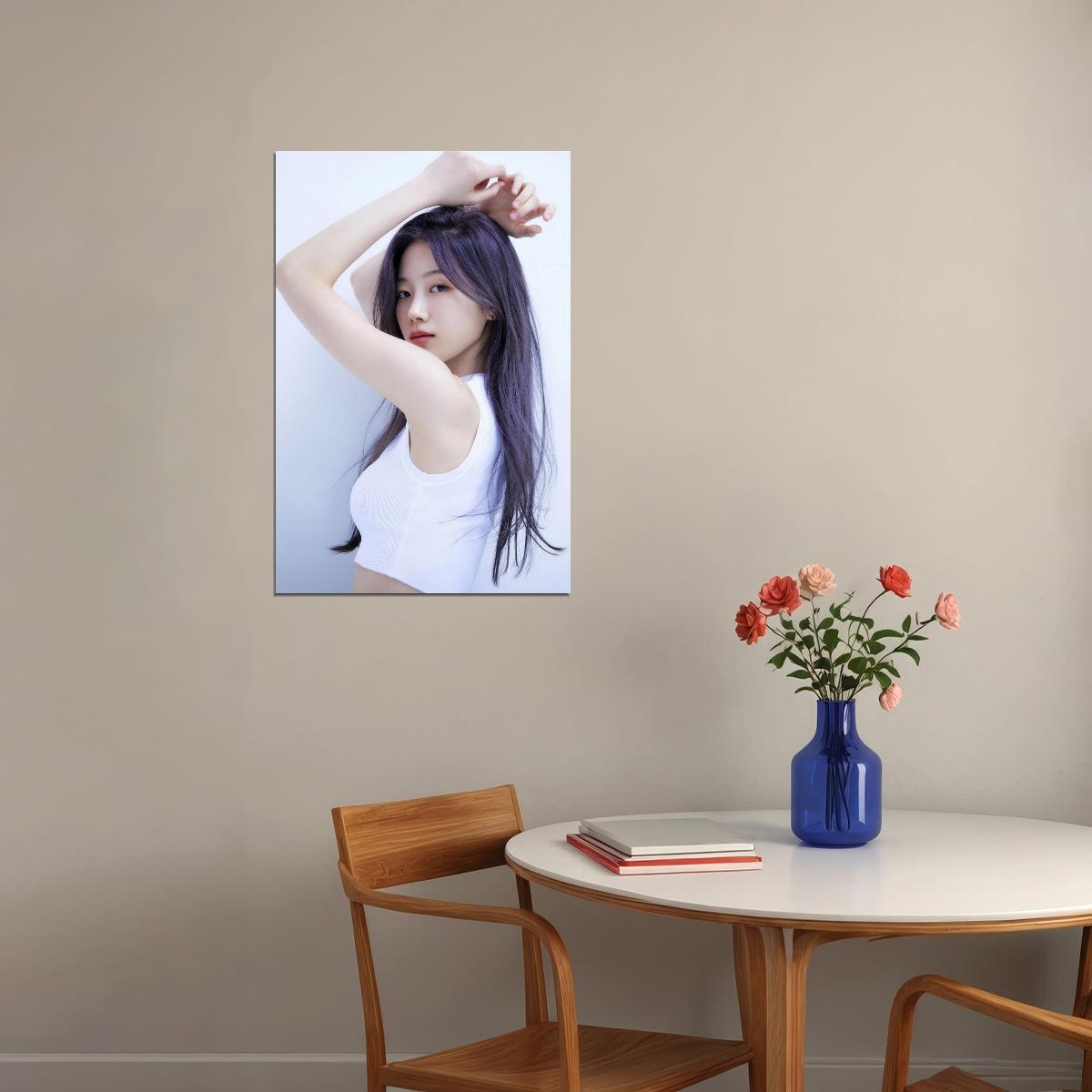 LE SSERAFIM Kazuha Debut Photo Poster K-Pop  Aesthetic K-pop Female Girl Group Korean Fashion Idol Wall Art Print