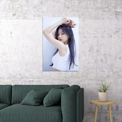 LE SSERAFIM Kazuha Debut Photo Poster K-Pop  Aesthetic K-pop Female Girl Group Korean Fashion Idol Wall Art Print