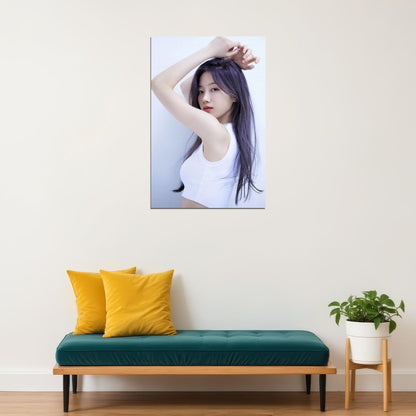 LE SSERAFIM Kazuha Debut Photo Poster K-Pop  Aesthetic K-pop Female Girl Group Korean Fashion Idol Wall Art Print