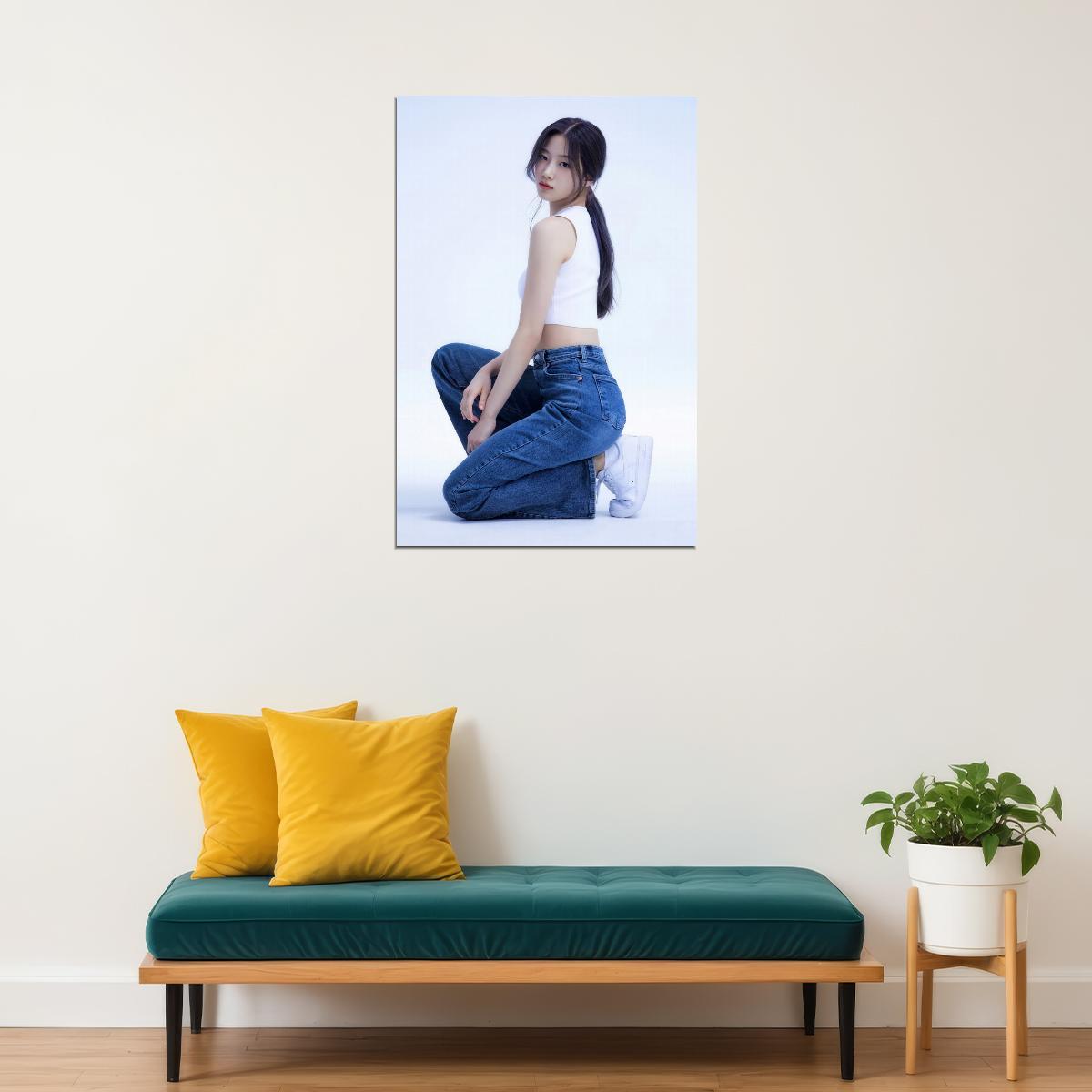 LE SSERAFIM Kazuha Debut Photo Poster K-Pop  Aesthetic K-pop Female Girl Group Korean Fashion Idol Wall Art Print