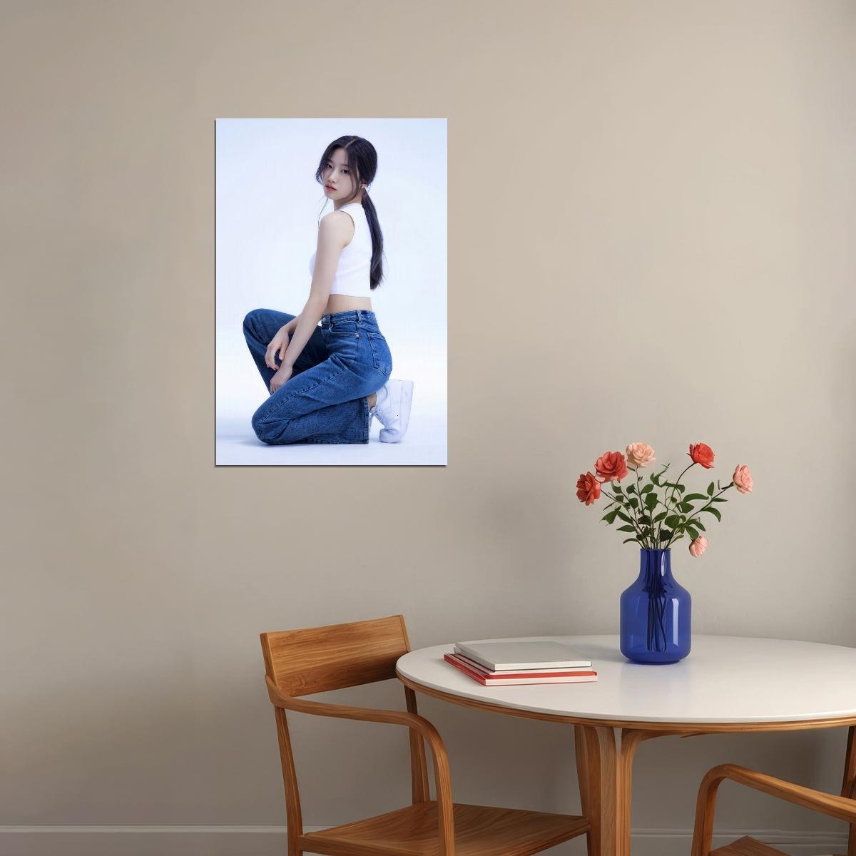 LE SSERAFIM Kazuha Debut Photo Poster K-Pop  Aesthetic K-pop Female Girl Group Korean Fashion Idol Wall Art Print