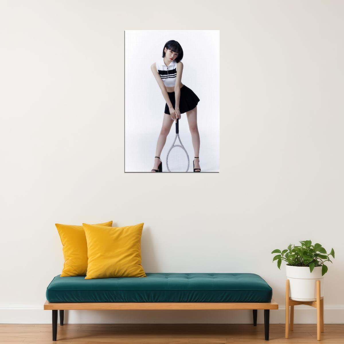 LE SSERAFIM Kim Chaewon Debut Photo Poster K-Pop  Aesthetic K-pop Female Girl Group Korean Fashion Idol Wall Art Print