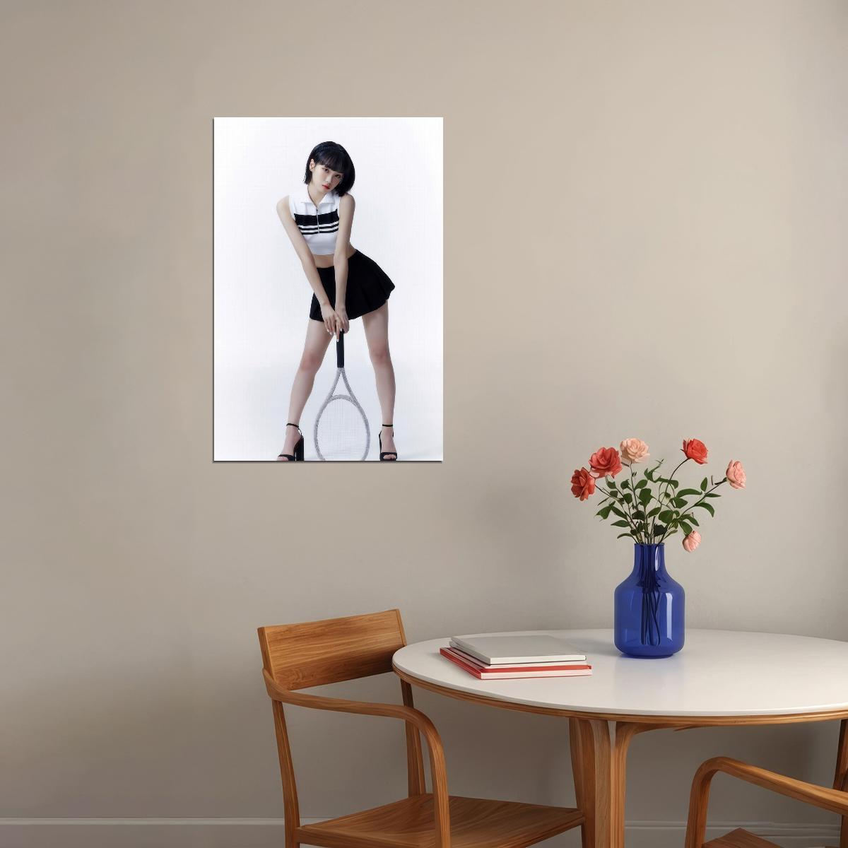 LE SSERAFIM Kim Chaewon Debut Photo Poster K-Pop  Aesthetic K-pop Female Girl Group Korean Fashion Idol Wall Art Print