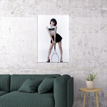 LE SSERAFIM Kim Chaewon Debut Photo Poster K-Pop  Aesthetic K-pop Female Girl Group Korean Fashion Idol Wall Art Print