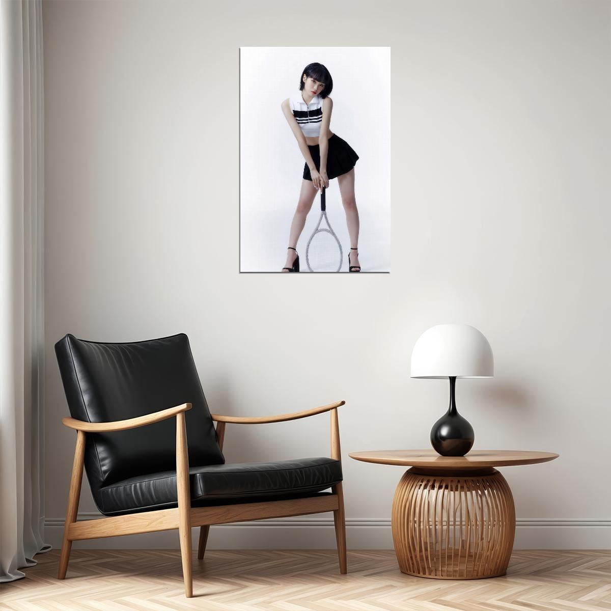 LE SSERAFIM Kim Chaewon Debut Photo Poster K-Pop  Aesthetic K-pop Female Girl Group Korean Fashion Idol Wall Art Print