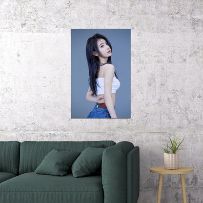 LE SSERAFIM Miyawaki Sakura Debut Photo Poster K-Pop  Aesthetic K-pop Female Girl Group Korean Fashion Idol Wall Art Print