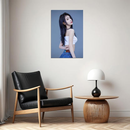 LE SSERAFIM Miyawaki Sakura Debut Photo Poster K-Pop  Aesthetic K-pop Female Girl Group Korean Fashion Idol Wall Art Print