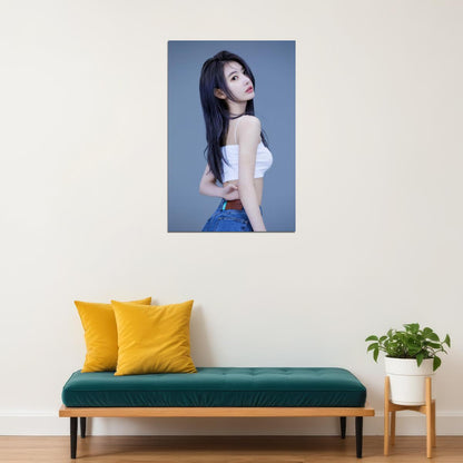 LE SSERAFIM Miyawaki Sakura Debut Photo Poster K-Pop  Aesthetic K-pop Female Girl Group Korean Fashion Idol Wall Art Print