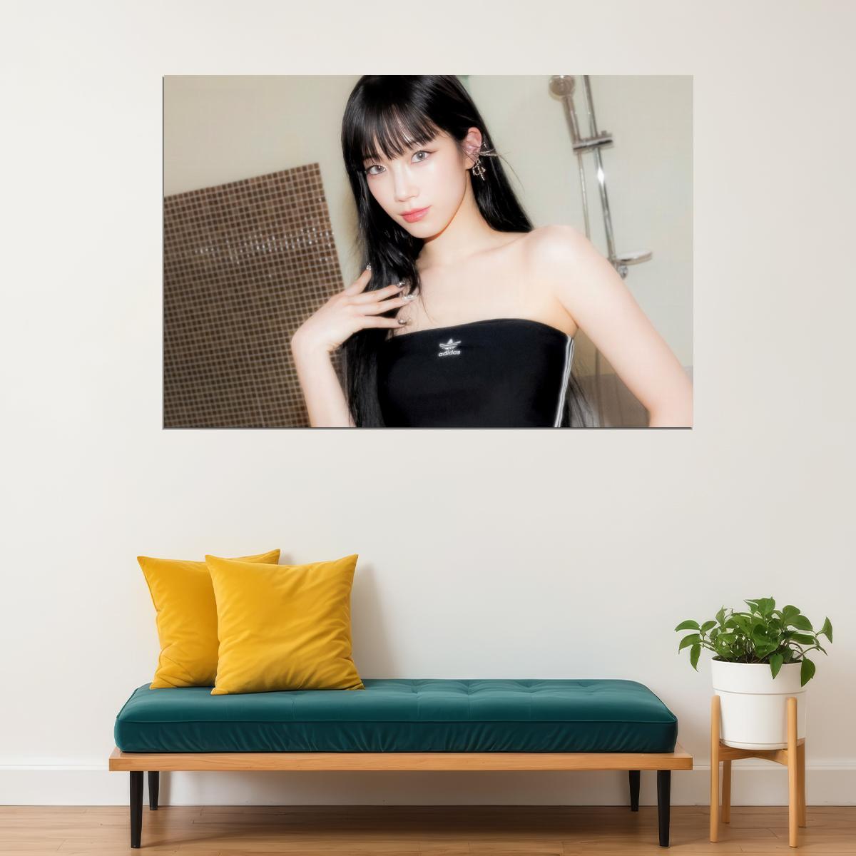 LE SSERAFIM Kazuha CRAZY Album Concept Photo Music Poster K-Pop  Aesthetic K-pop Female Girl Group Korean Fashion Idol Wall Art Print