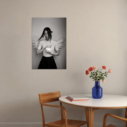 LE SSERAFIM Kazuha UNFORGIVEN Concept Photo Poster K-Pop  Aesthetic K-pop Female Girl Group Korean Fashion Idol Wall Art Print