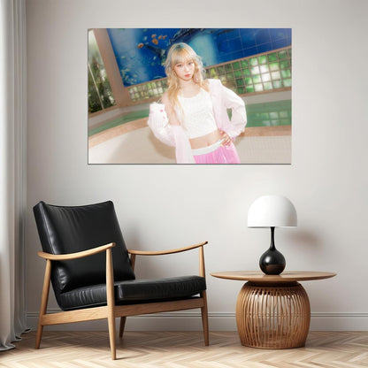 LE SSERAFIM Kim Chaewon CRAZY Album Concept Photo Music Poster K-Pop  Aesthetic K-pop Female Girl Group Korean Fashion Idol Wall Art Print - xonomax
