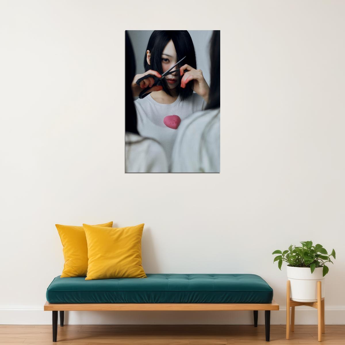 LE SSERAFIM Kim Chaewon UNFORGIVEN Concept Photo Poster K-Pop  Aesthetic K-pop Female Girl Group Korean Fashion Idol Wall Art Print