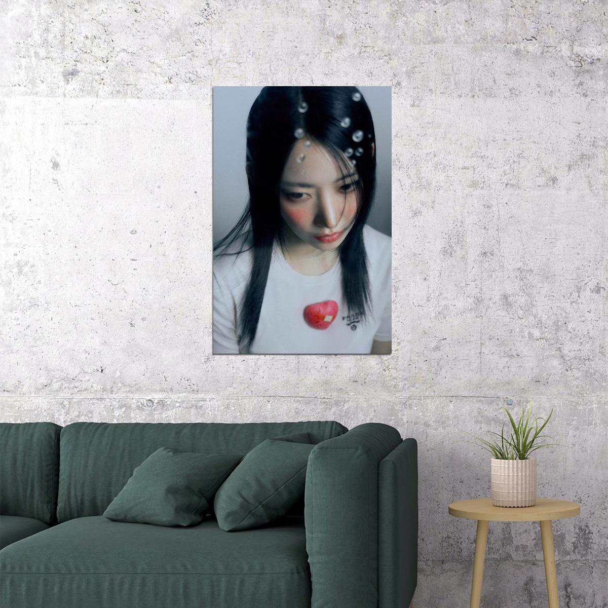 LE SSERAFIM Sakura UNFORGIVEN Concept Photo Poster K-Pop  Aesthetic K-pop Female Girl Group Korean Fashion Idol Wall Art Print