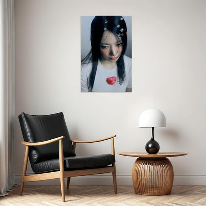 LE SSERAFIM Sakura UNFORGIVEN Concept Photo Poster K-Pop  Aesthetic K-pop Female Girl Group Korean Fashion Idol Wall Art Print