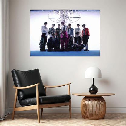 NCT 127 Fact Check Album Group Photo Kpop Boy Band Poster Fact Check MV Teaser Photo Kpop Photocard Collectible Viral Cyberpunk Fashion Wall Art