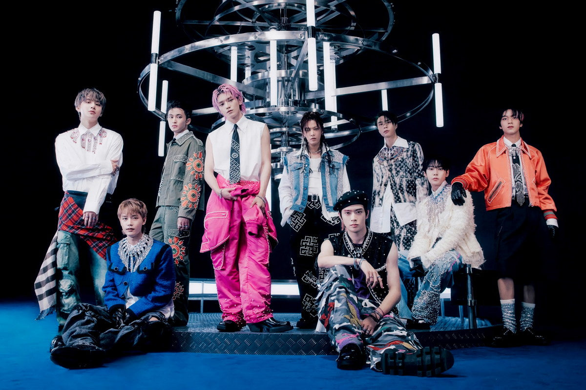 NCT 127 Fact Check Album Group Photo Kpop Boy Band Poster Fact Check MV Teaser Photo Kpop Photocard Collectible Viral Cyberpunk Fashion Wall Art