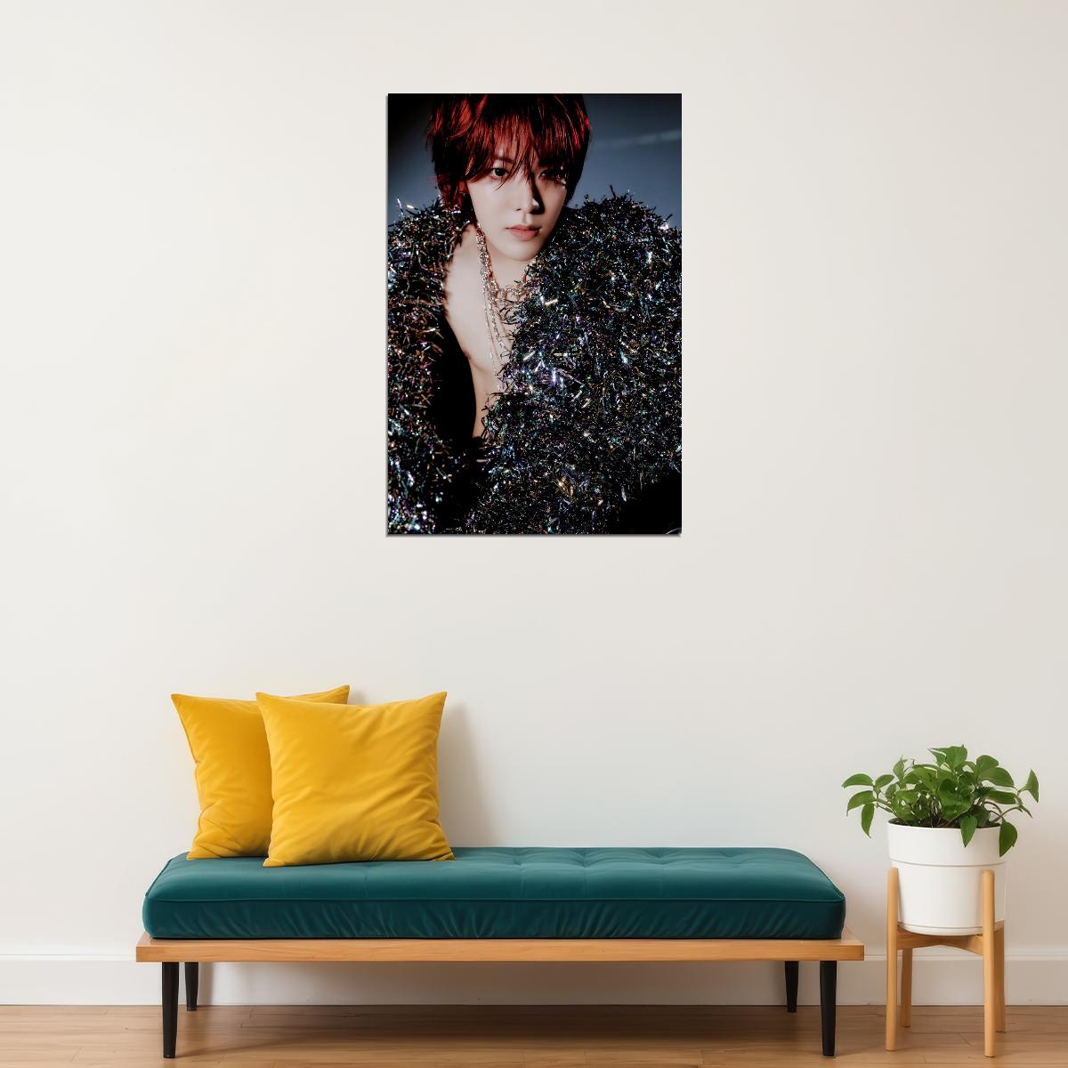 NCT 127 Yuta Kpop Boy Band Poster Fact Check MV Teaser Photo Kpop Photocard Collectible Viral Cyberpunk Fashion Photocard Style Wall Art