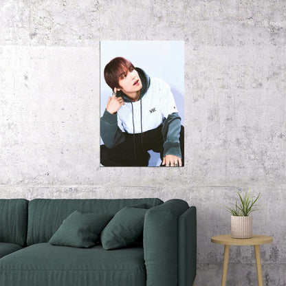 NCT 127 Haechan Kpop Boy Band Poster Walk Walking Club 127 Photo Y2K Aesthetic Streetwear Kpop Idol Fashion Print Trendy Kpop Photocard Wall Art