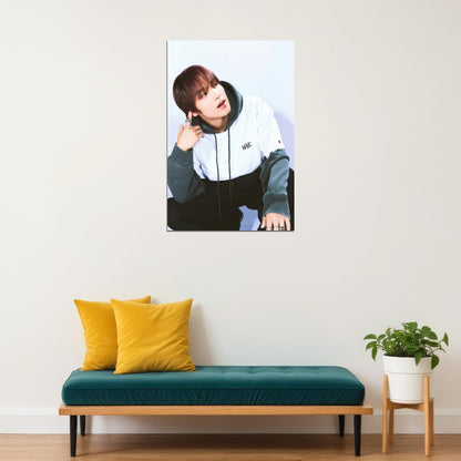 NCT 127 Haechan Kpop Boy Band Poster Walk Walking Club 127 Photo Y2K Aesthetic Streetwear Kpop Idol Fashion Print Trendy Kpop Photocard Wall Art