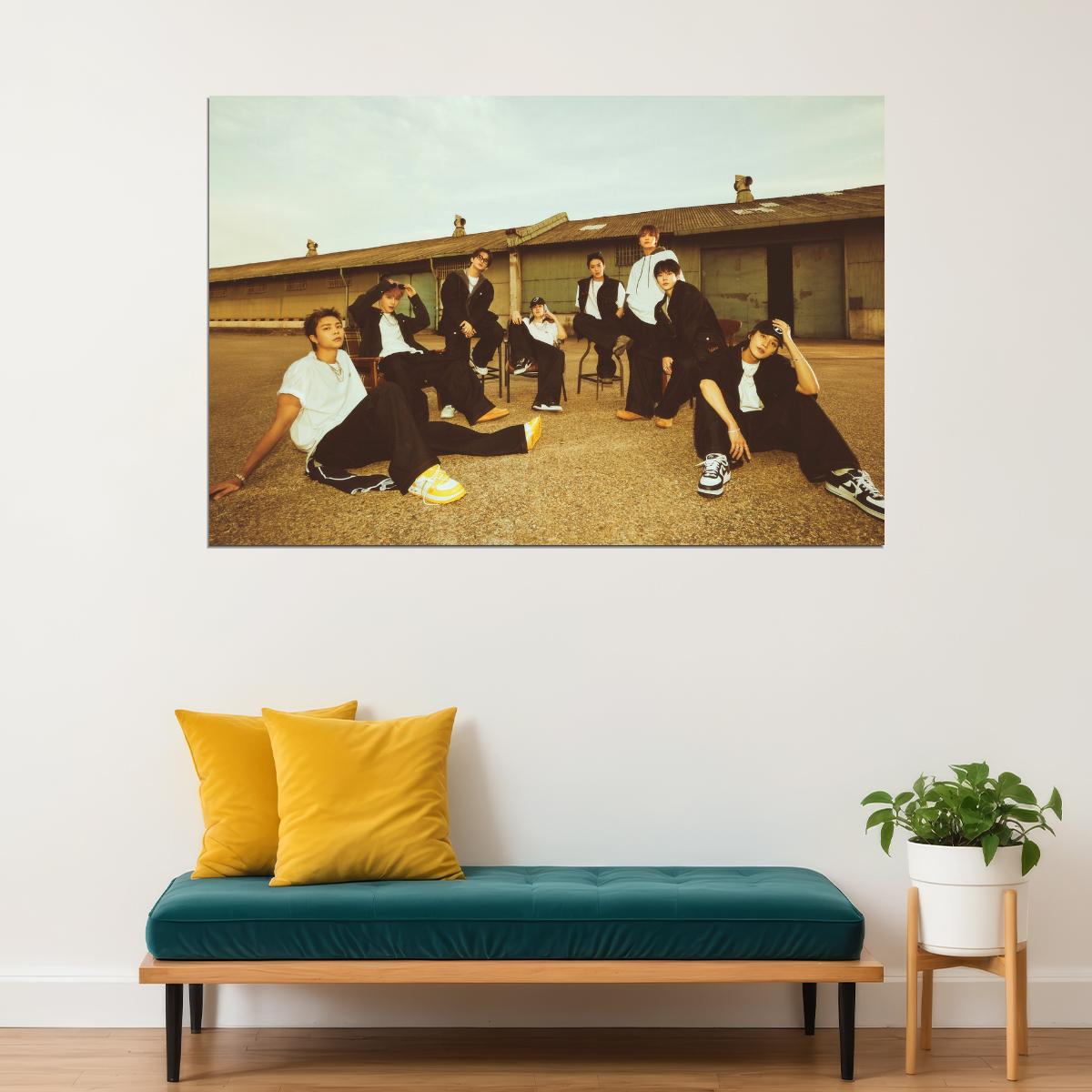 NCT 127 Kpop Boy Band Poster Poster Walk Walking Club Photo Y2K Streetwear Kpop Idol Fashion Print Trendy Kpop Photocard Style Wall Art