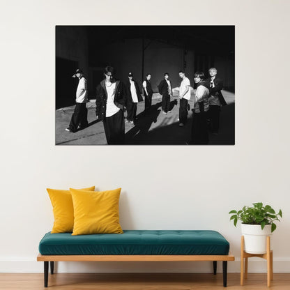 NCT 127 Kpop Boy Band Poster Walk Walking Club Photo Kpop Idol Fashion Print Trendy Kpop Photocard Style Wall Art