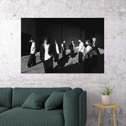 NCT 127 Kpop Boy Band Poster Walk Walking Club Photo Kpop Idol Fashion Print Trendy Kpop Photocard Style Wall Art