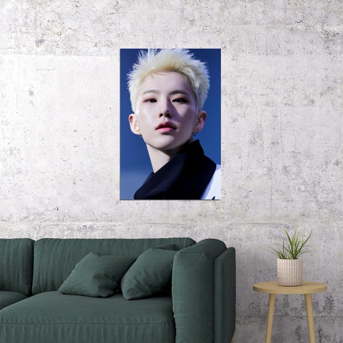 HOSHI Seventeen SECTOR 17 Concept Photo Music Poster KPop Aesthetic Kpop Male Boys Group Boy Band Trendy Photocard Style for Kpop Fans