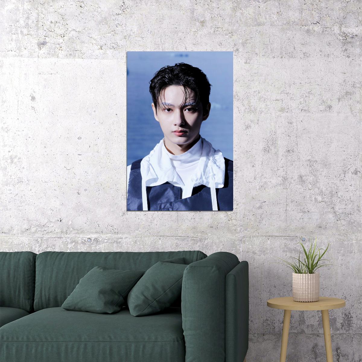 JUN Seventeen SECTOR 17 Concept Photo Music Poster KPop Aesthetic Kpop Male Boys Group Boy Band Trendy Photocard Style for Kpop Fans