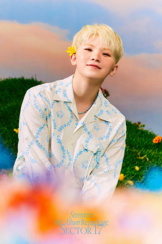 WOOZI Seventeen SECTOR 17 Concept Photo Music Poster KPop Aesthetic Kpop Male Boys Group Boy Band Trendy Photocard Style for Kpop Fans