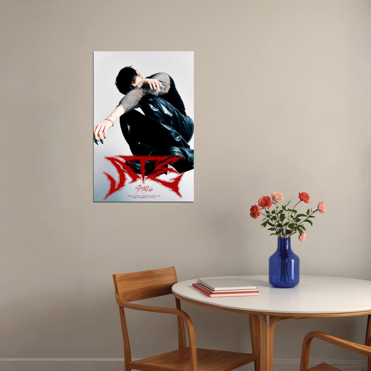 Stray Kids SKZ Bang Chan ATE Album Concept Photo Kpop Boy Band Music Poster Cyberpunk Fashion Photocard Collectible Wall Art Korean Idol Decor - xonomax