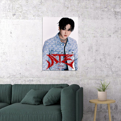 Stray Kids SKZ Changbin ATE Album Concept Photo Kpop Boy Band Poster Photocard Style Cyberpunk Fashion Viral Collectible Kpop Idol Wall Art