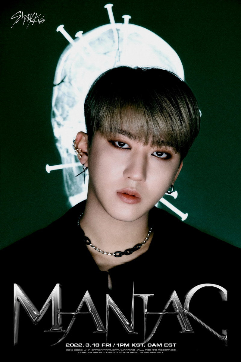 Stray Kids SKZ Changbin ODDINARY Album Teaser Photo Maniac Concept Kpop Idol Poster Urban Street Style Collectible Trendy Music Wall Art Decor