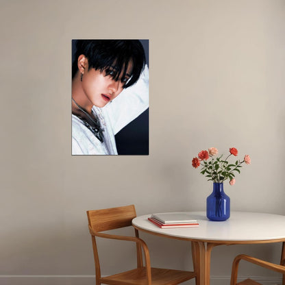 Stray Kids SKZ Changbin ROCKSTAR Concept Photo Music Poster Korean Idol Grunge Fashion Kpop Photocard Style Print Trendy Boy Band Wall Art Retro Rockstar Aesthetic