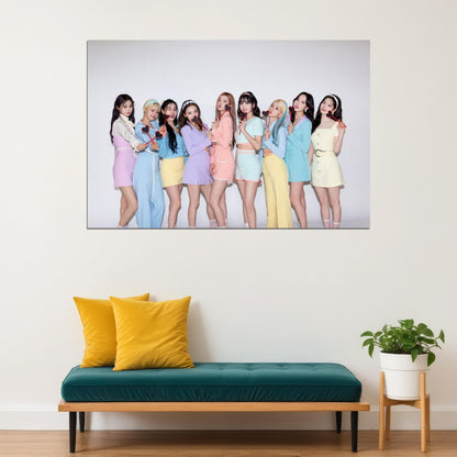 TWICE Formula Of Love Music Poster K-Pop Aesthetic Kpop Female Girl Group Korean Idol Wall Art Print