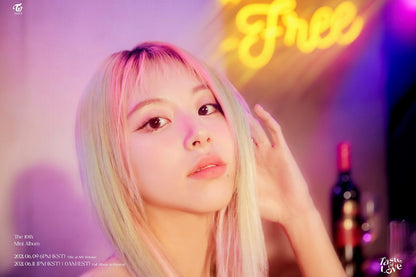 TWICE Chaeyoung Taste of Love Album Teaser Fallen Photo Kpop Poster Home Bar Wall Art Kpop Female Girl Group Korean Fashion Idol Bar Decor Cafe Print