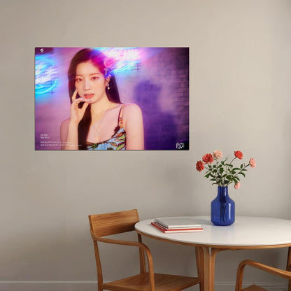 TWICE Dahyun Taste of Love Album Teaser Fallen Photo Kpop Poster Home Bar Wall Art Kpop Female Girl Group Korean Fashion Idol Bar Decor Cafe Print