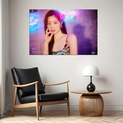 TWICE Dahyun Taste of Love Album Teaser Fallen Photo Kpop Poster Home Bar Wall Art Kpop Female Girl Group Korean Fashion Idol Bar Decor Cafe Print