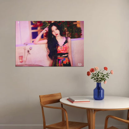 TWICE Mina Taste of Love Album Teaser Fallen Photo Kpop Poster Home Bar Wall Art Kpop Female Girl Group Korean Fashion Idol Bar Decor Cafe Print