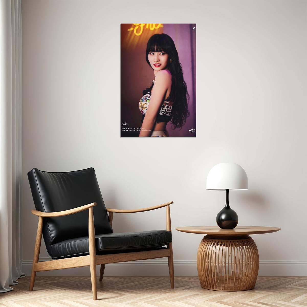 TWICE Momo Taste of Love Album Teaser Fallen Photo Kpop Poster Home Bar Wall Art Kpop Female Girl Group Korean Fashion Idol Bar Decor Cafe Print