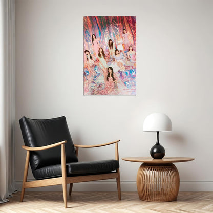 TWICE Nayeon Jeongyeon Momo Sana Jihyo Mina Dahyun Chaeyoung Tzuyu Taste of Love Album Teaser Photo y2k Kpop Wall Art Kpop Living Room Print