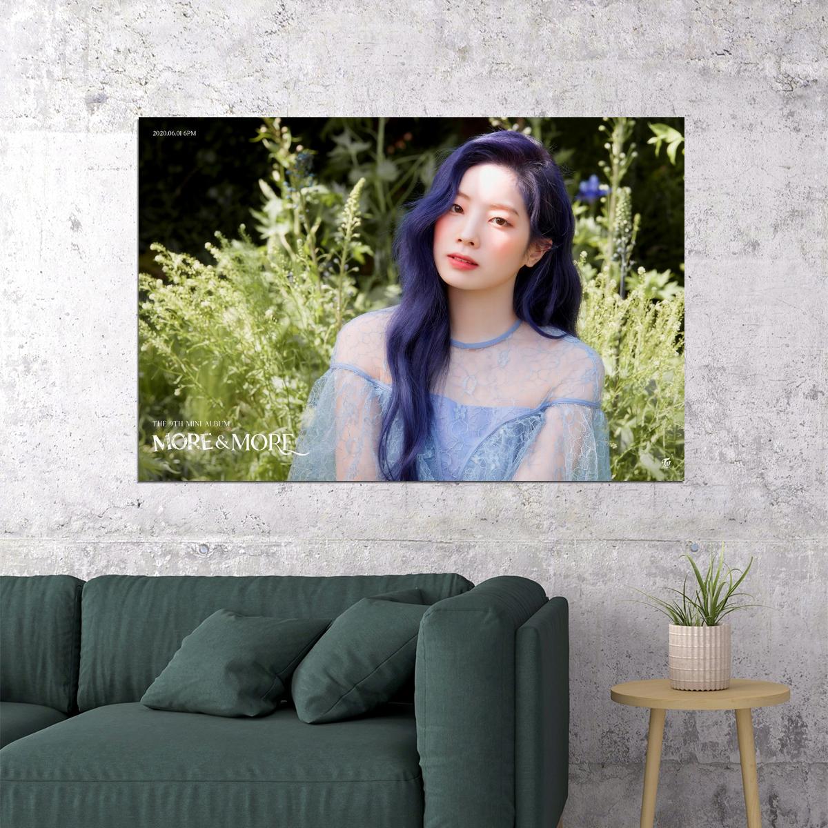 TWICE Dahyun MORE & MORE Album Concept Photo Poster Summer Wall Art Spring Garden Print Coquette Aesthetic Decor Female Girl Group Korean Fashion Idol